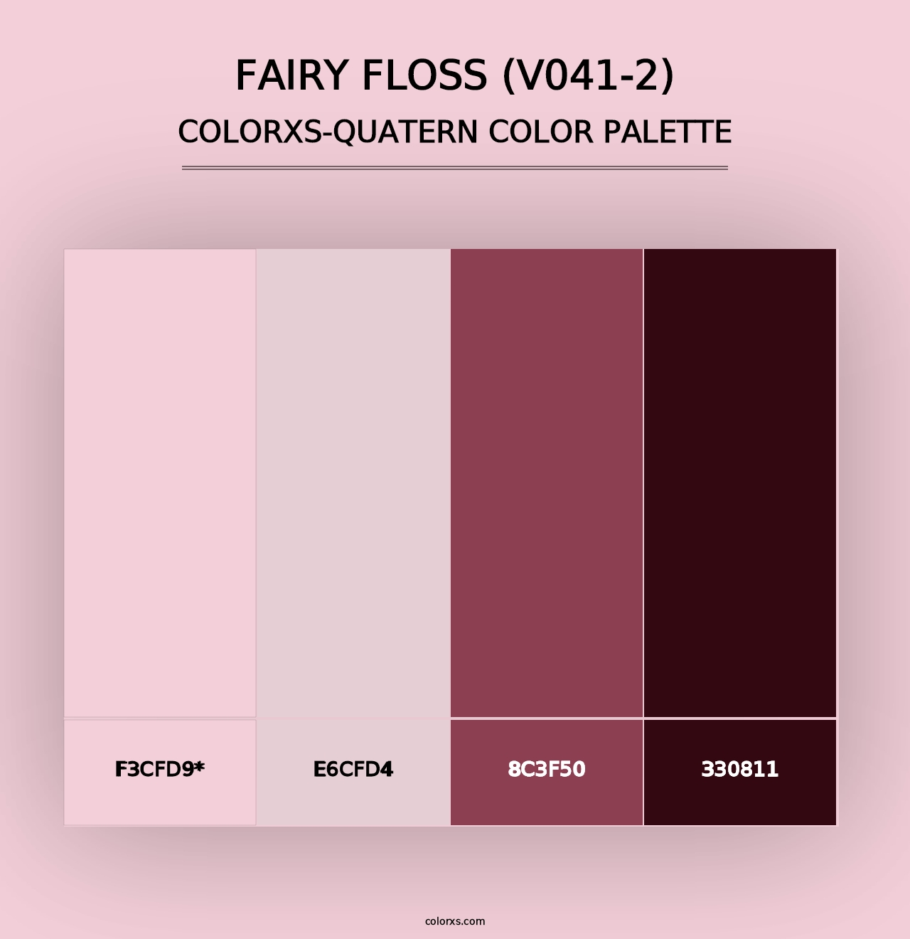 Fairy Floss (V041-2) - Colorxs Quad Palette