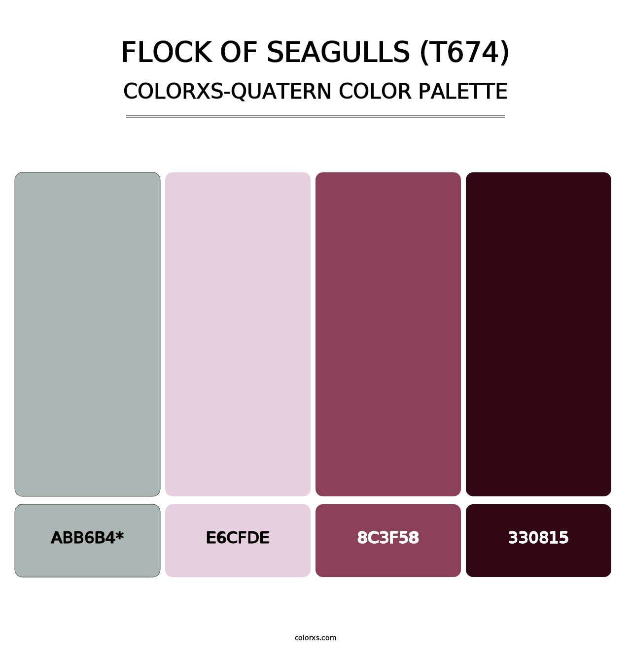 Flock of Seagulls (T674) - Colorxs Quad Palette