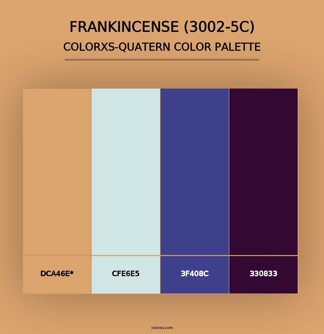 Frankincense (3002-5C) - Colorxs Quad Palette