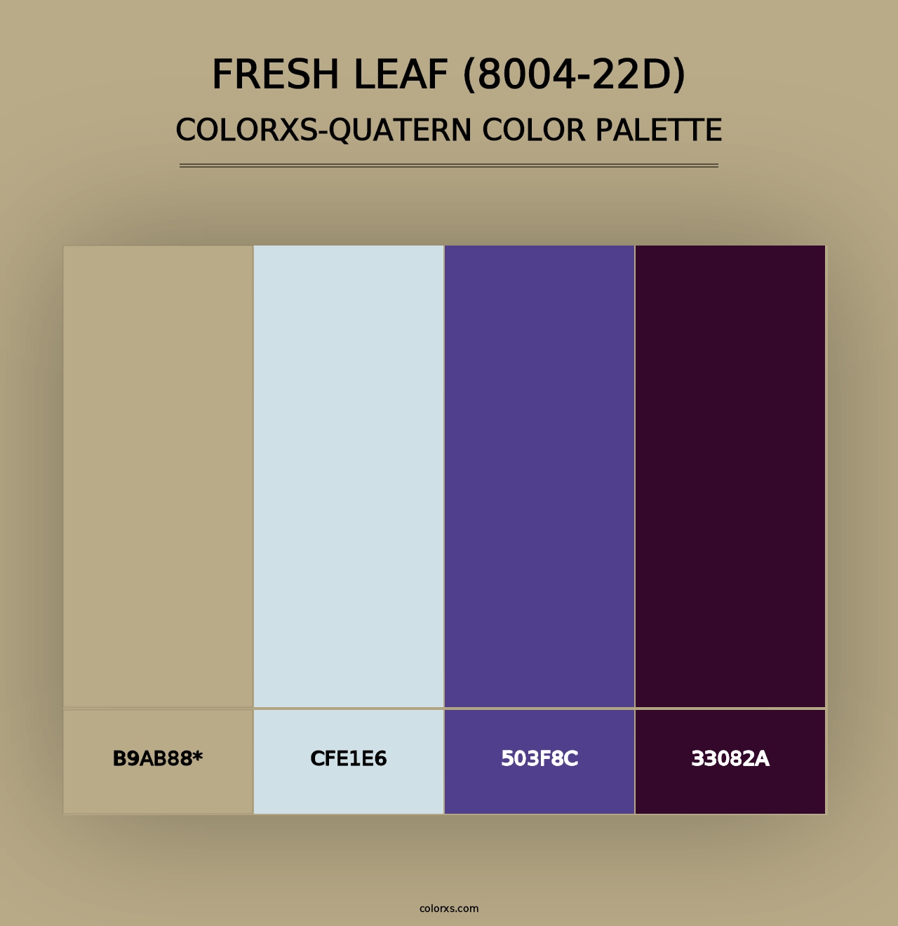 Fresh Leaf (8004-22D) - Colorxs Quad Palette