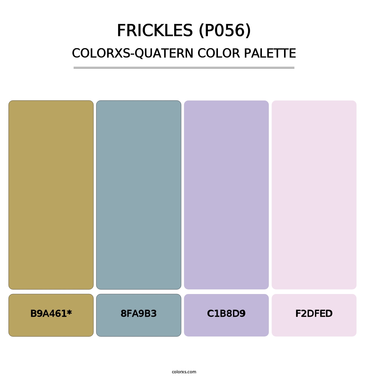 Frickles (P056) - Colorxs Quad Palette