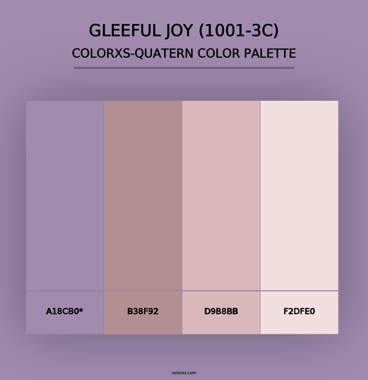 Gleeful Joy (1001-3C) - Colorxs Quad Palette