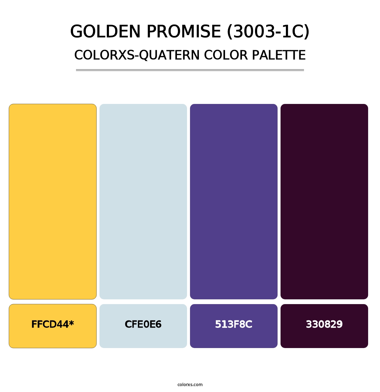 Golden Promise (3003-1C) - Colorxs Quad Palette