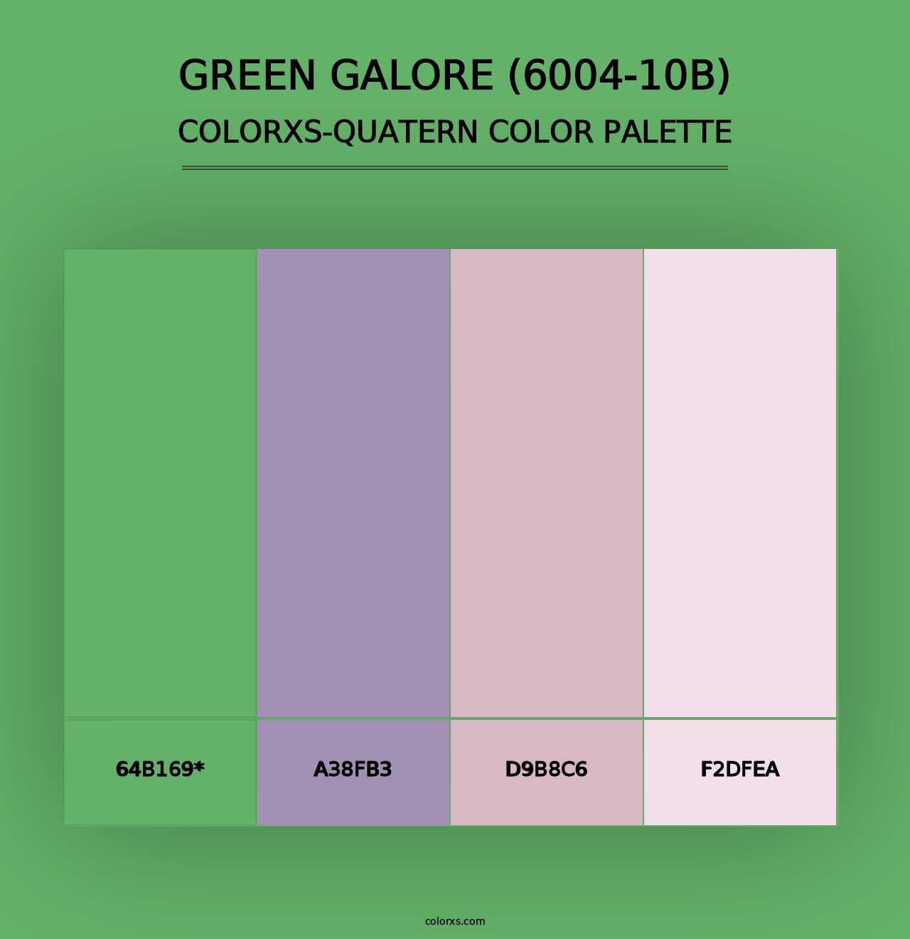 Green Galore (6004-10B) - Colorxs Quad Palette