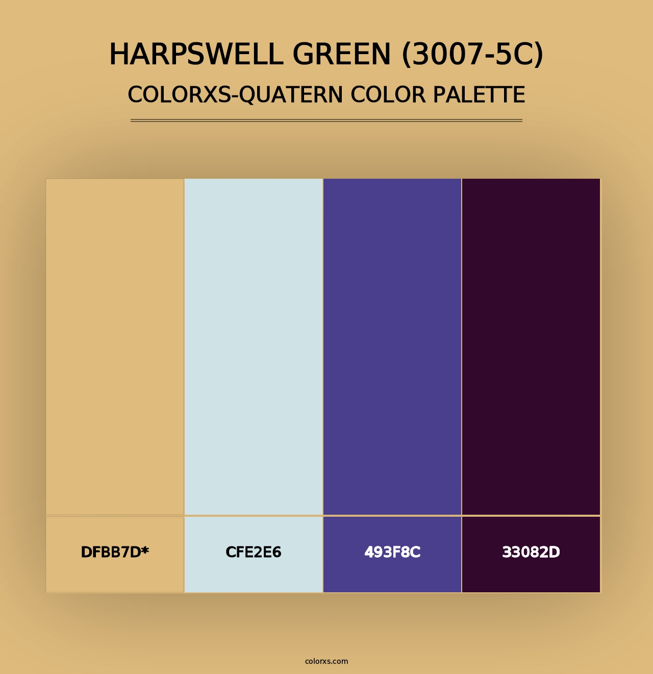 Harpswell Green (3007-5C) - Colorxs Quad Palette