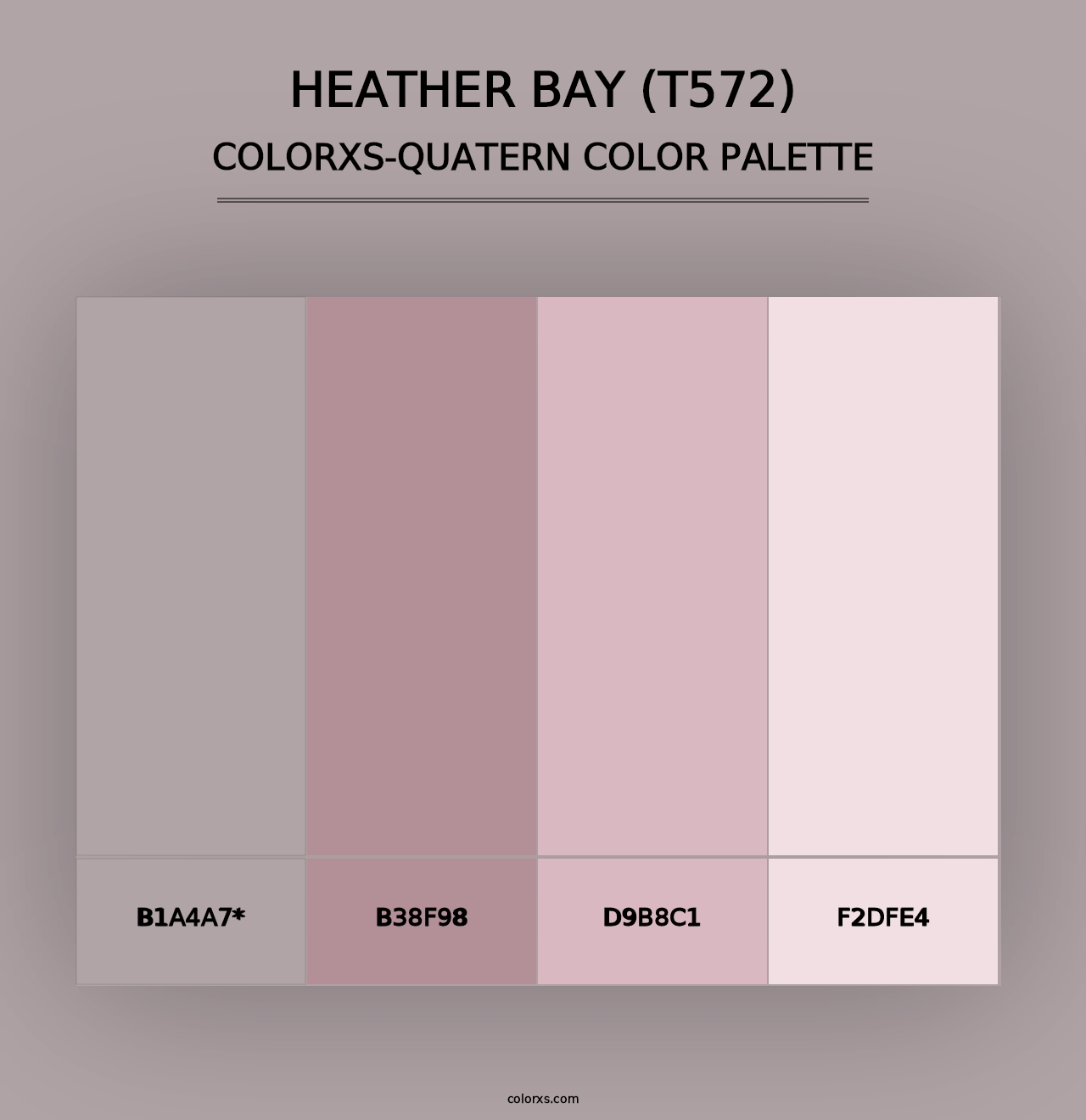 Heather Bay (T572) - Colorxs Quad Palette