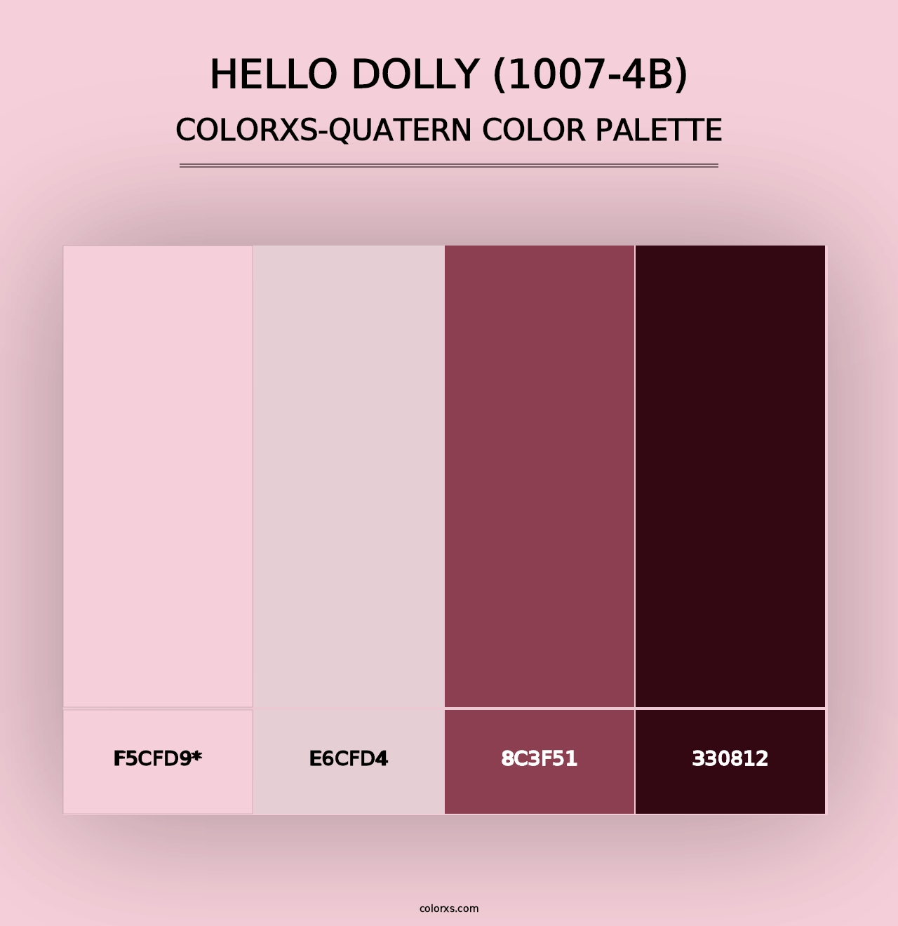 Hello Dolly (1007-4B) - Colorxs Quad Palette