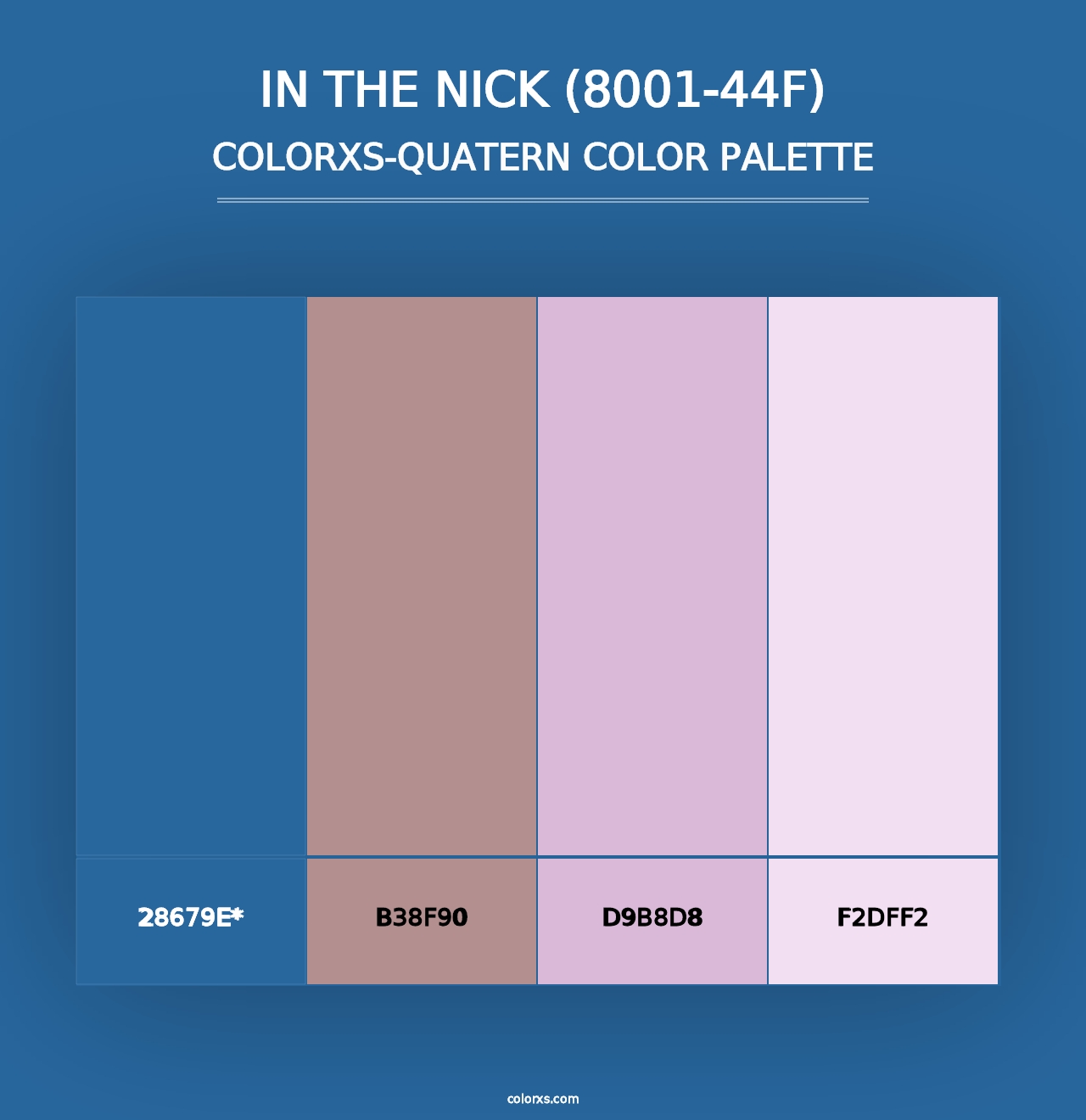 In the Nick (8001-44F) - Colorxs Quad Palette