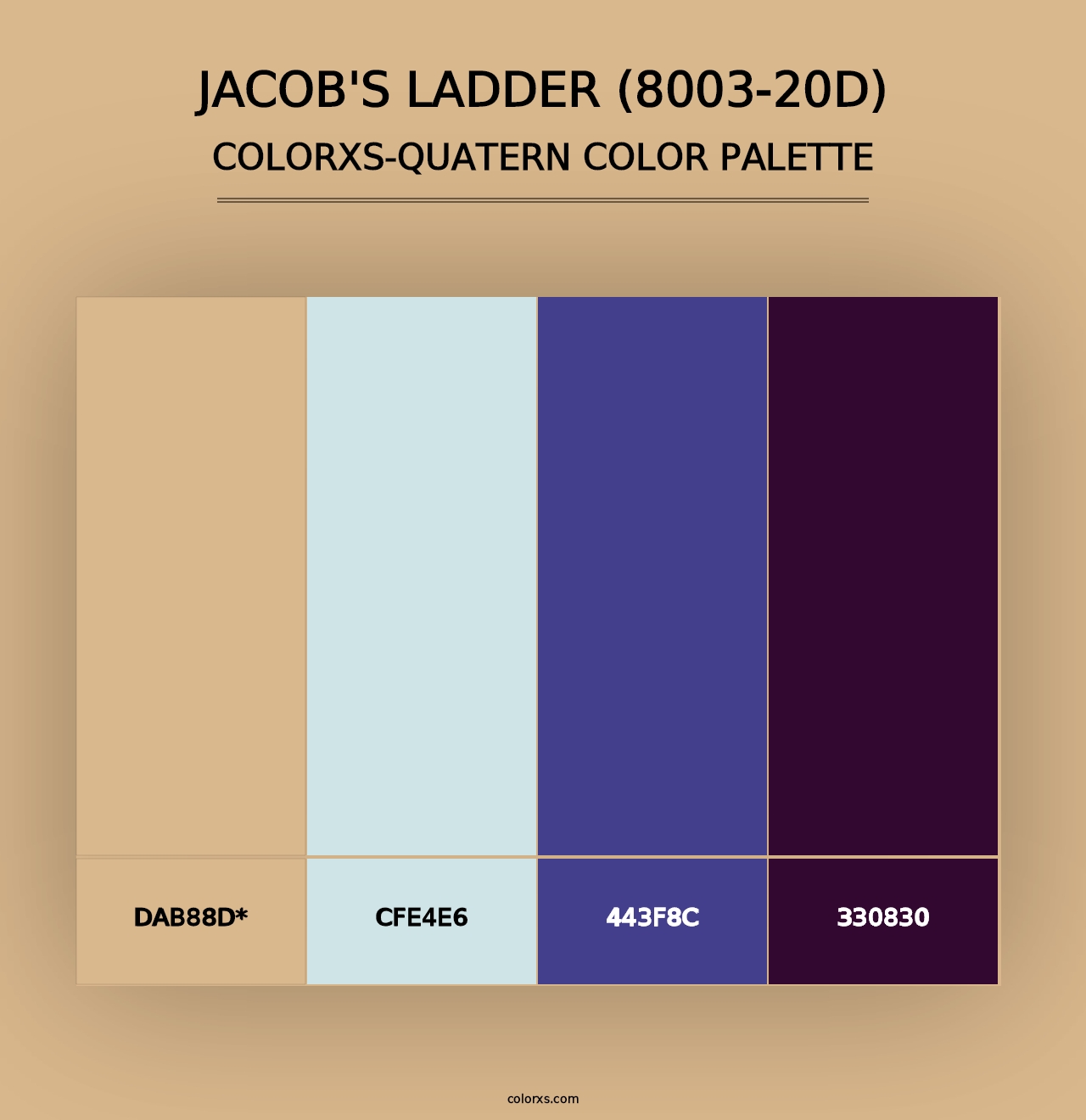 Jacob's Ladder (8003-20D) - Colorxs Quad Palette