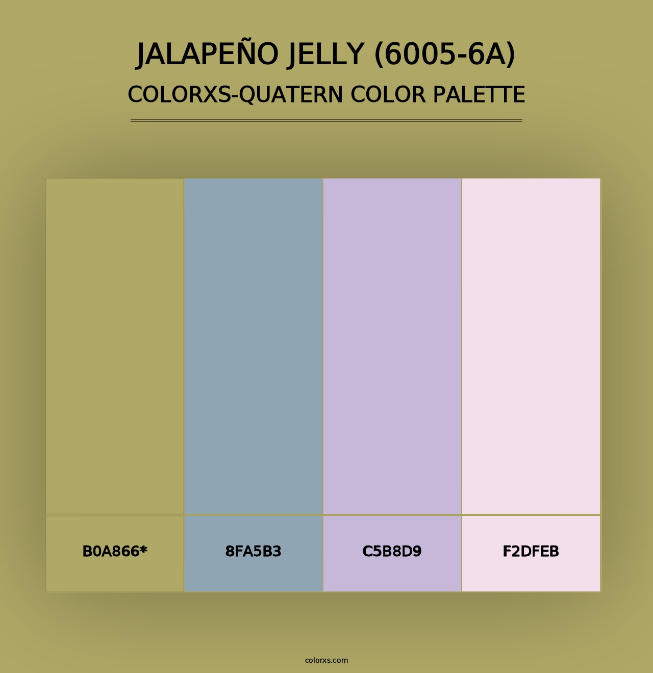 Jalapeño Jelly (6005-6A) - Colorxs Quad Palette