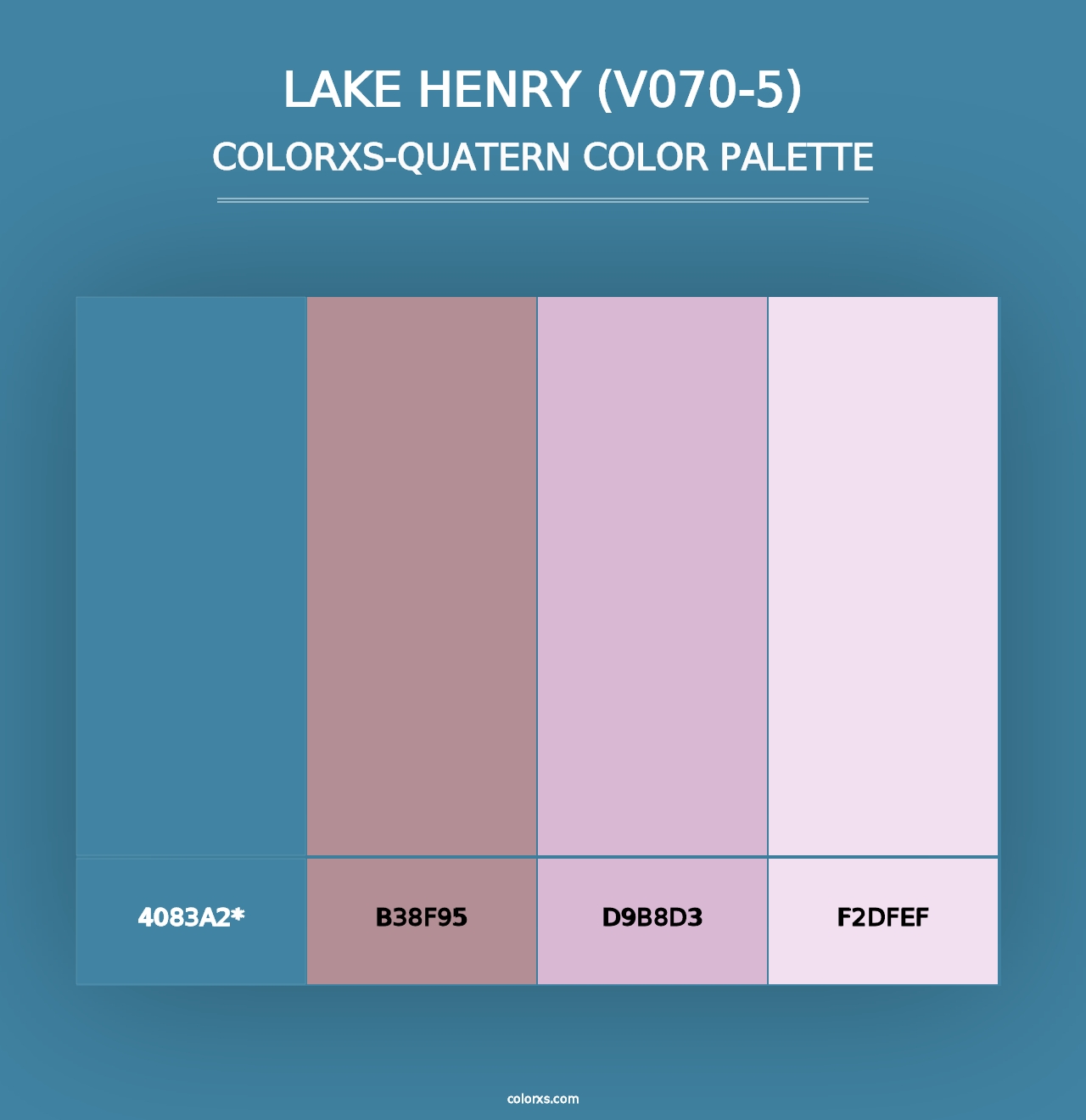 Lake Henry (V070-5) - Colorxs Quad Palette