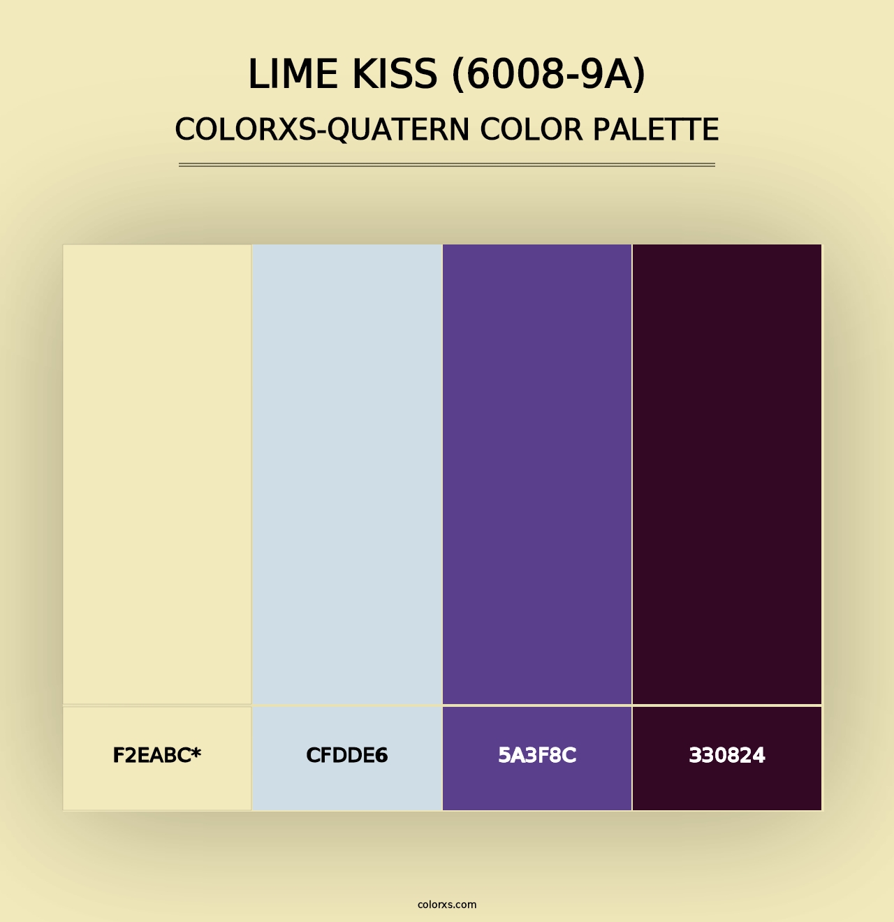 Lime Kiss (6008-9A) - Colorxs Quad Palette