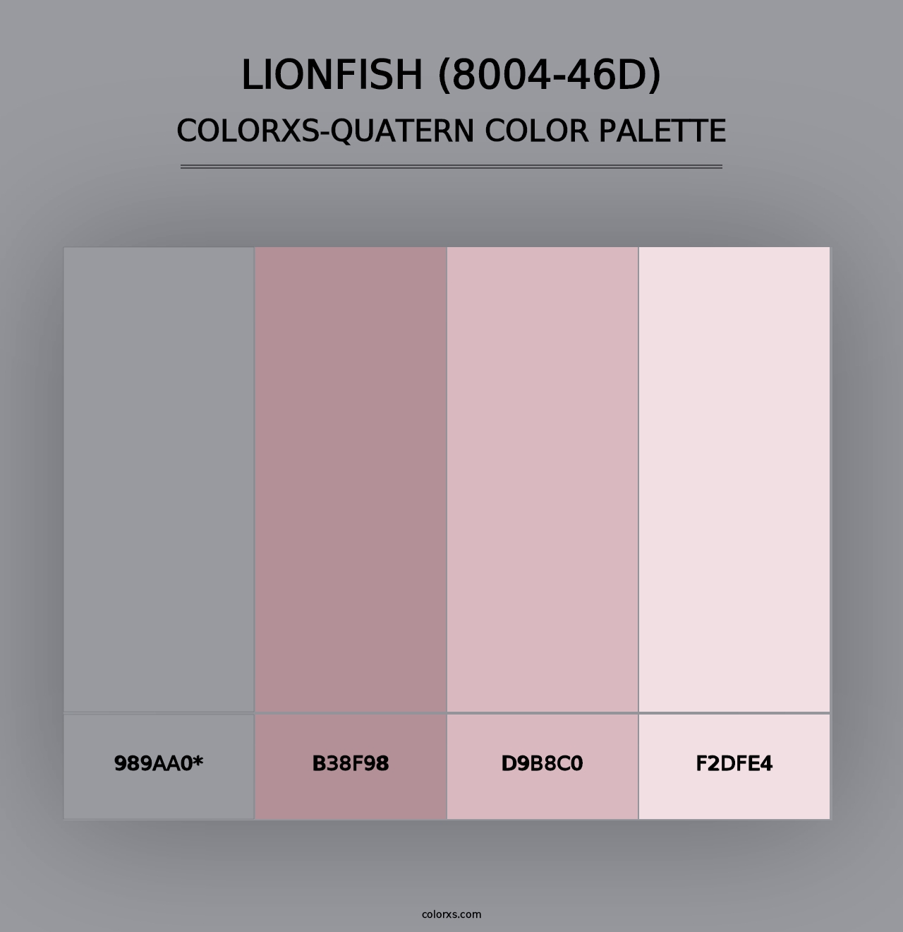 Lionfish (8004-46D) - Colorxs Quad Palette