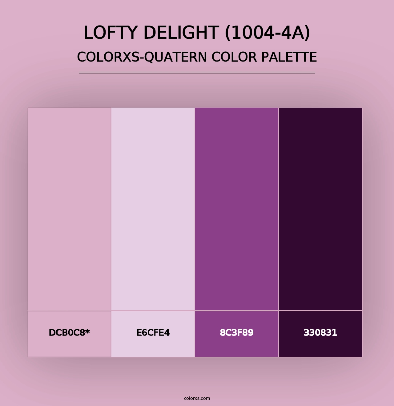 Lofty Delight (1004-4A) - Colorxs Quad Palette