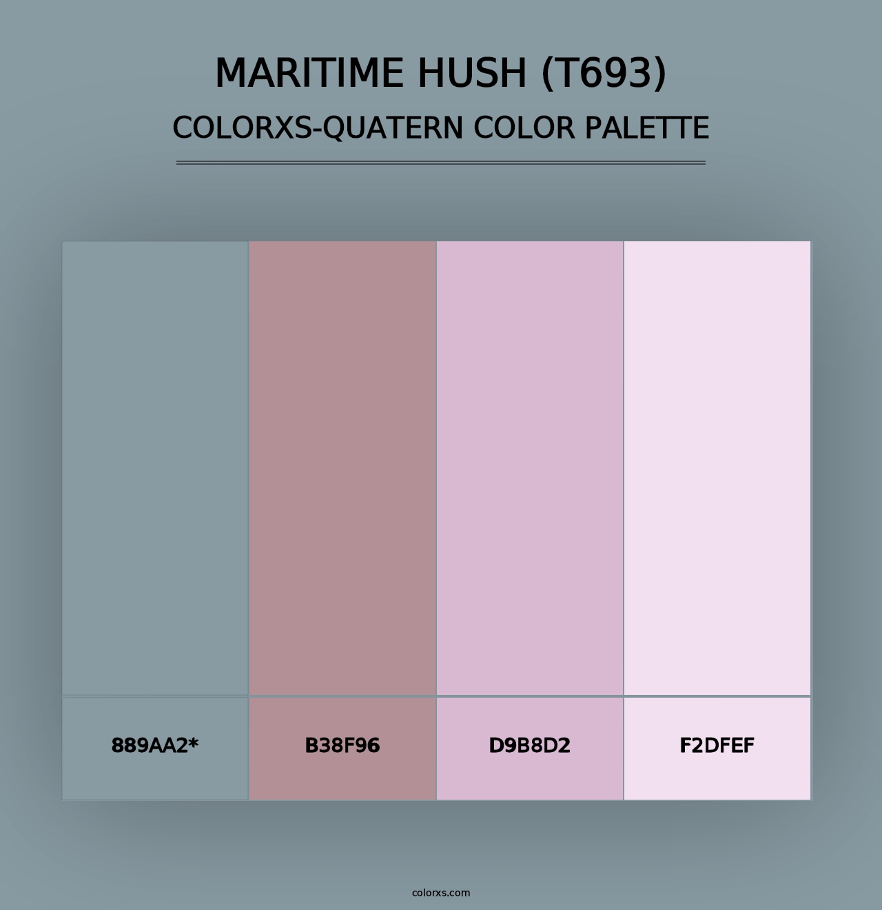 Maritime Hush (T693) - Colorxs Quad Palette