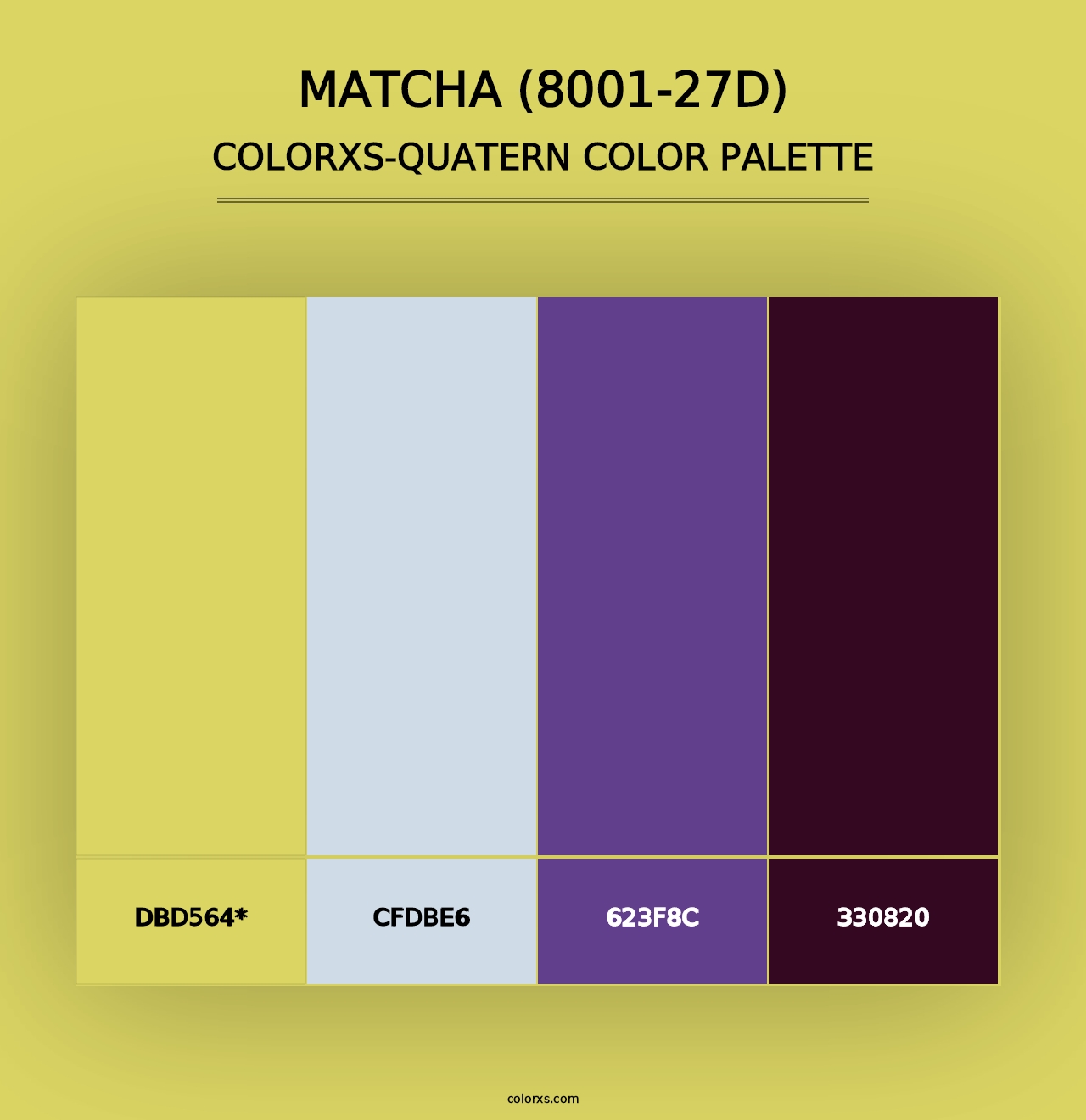 Matcha (8001-27D) - Colorxs Quad Palette