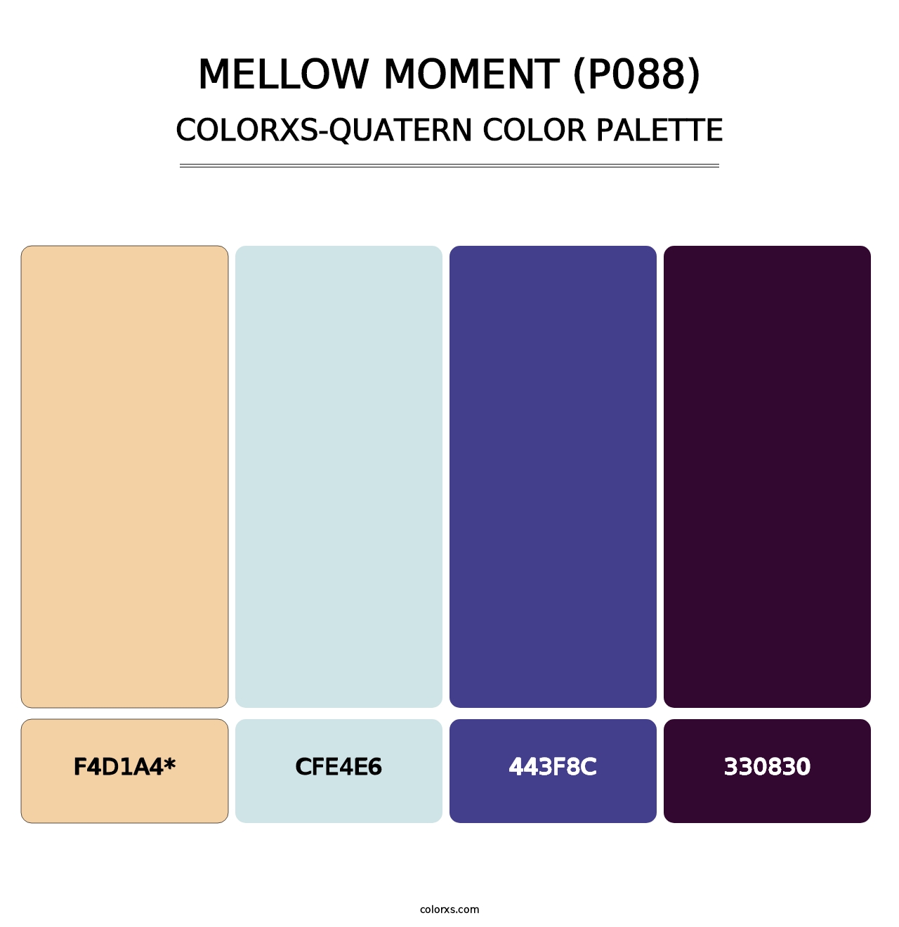 Mellow Moment (P088) - Colorxs Quad Palette