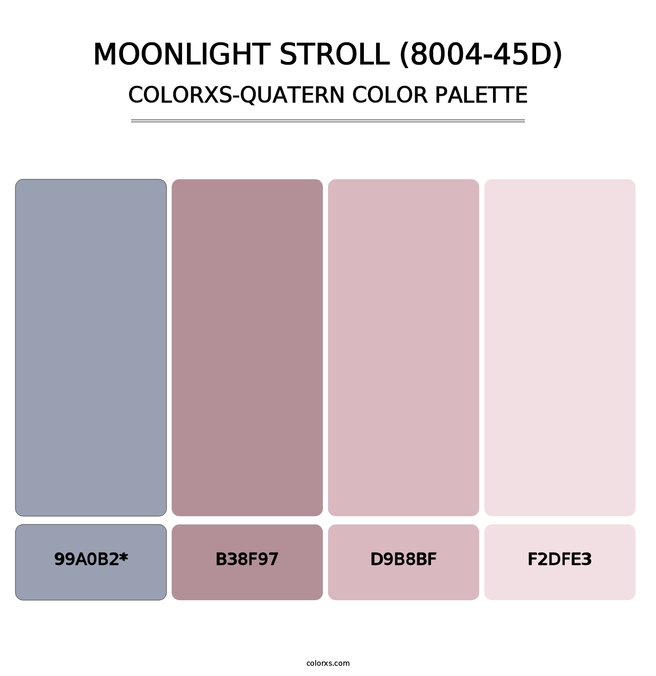 Moonlight Stroll (8004-45D) - Colorxs Quad Palette