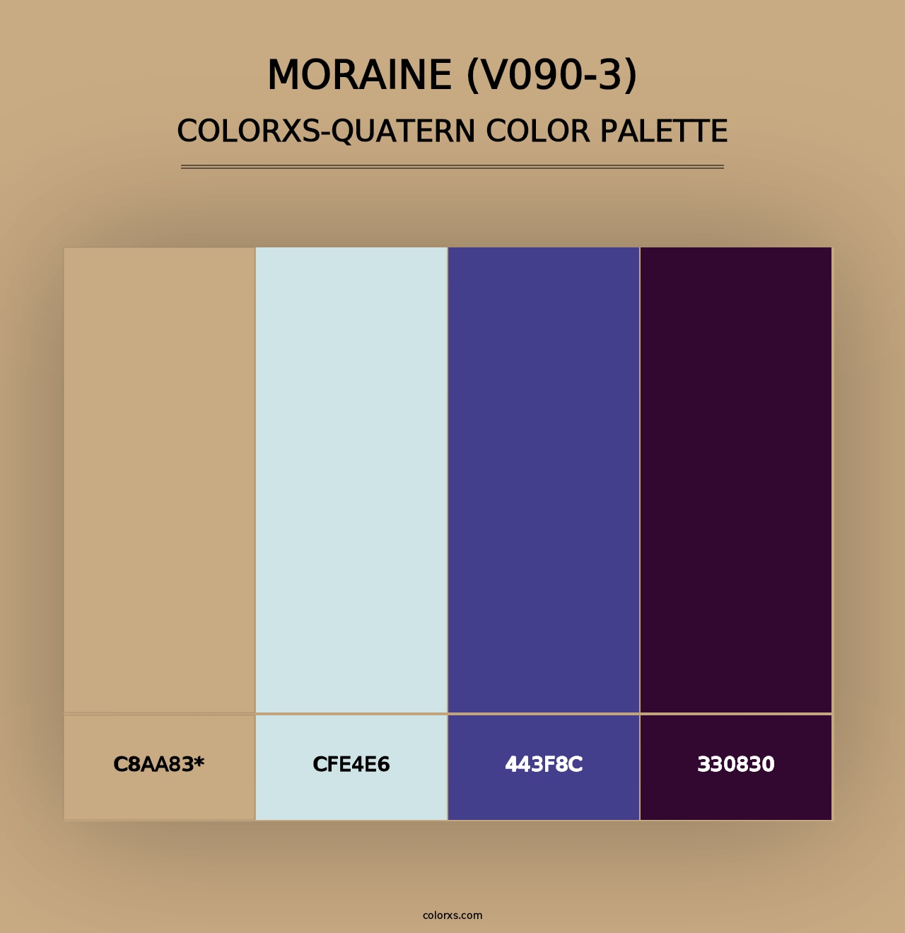 Moraine (V090-3) - Colorxs Quad Palette