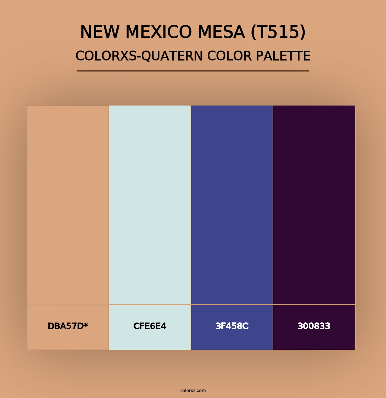 New Mexico Mesa (T515) - Colorxs Quad Palette