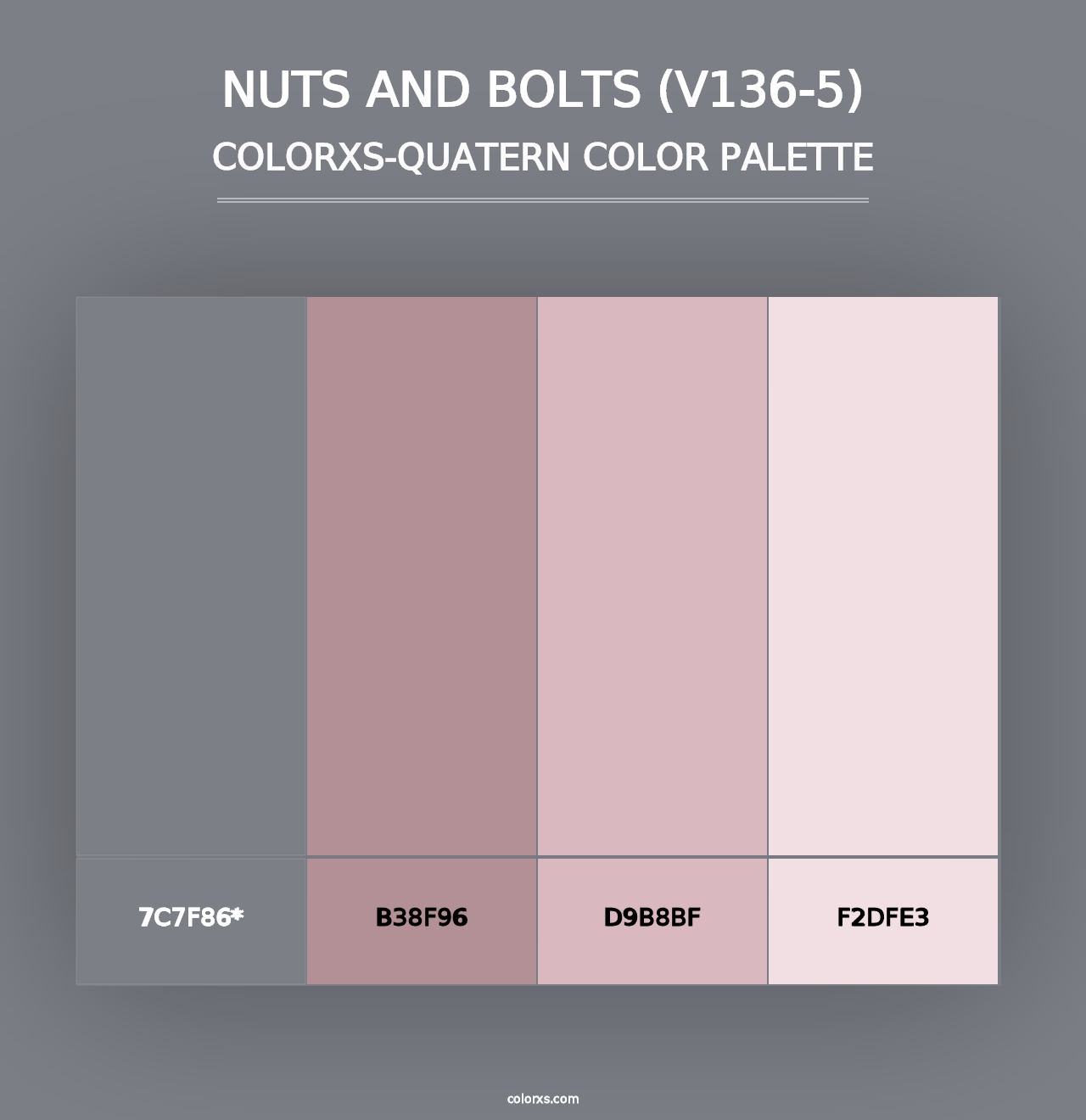 Nuts and Bolts (V136-5) - Colorxs Quad Palette