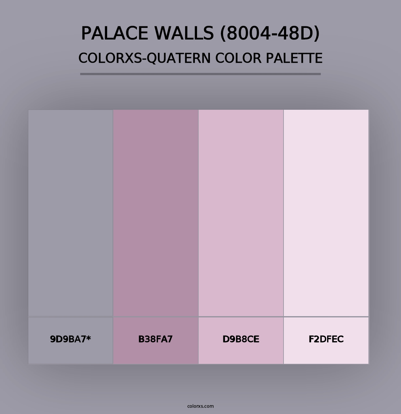 Palace Walls (8004-48D) - Colorxs Quad Palette