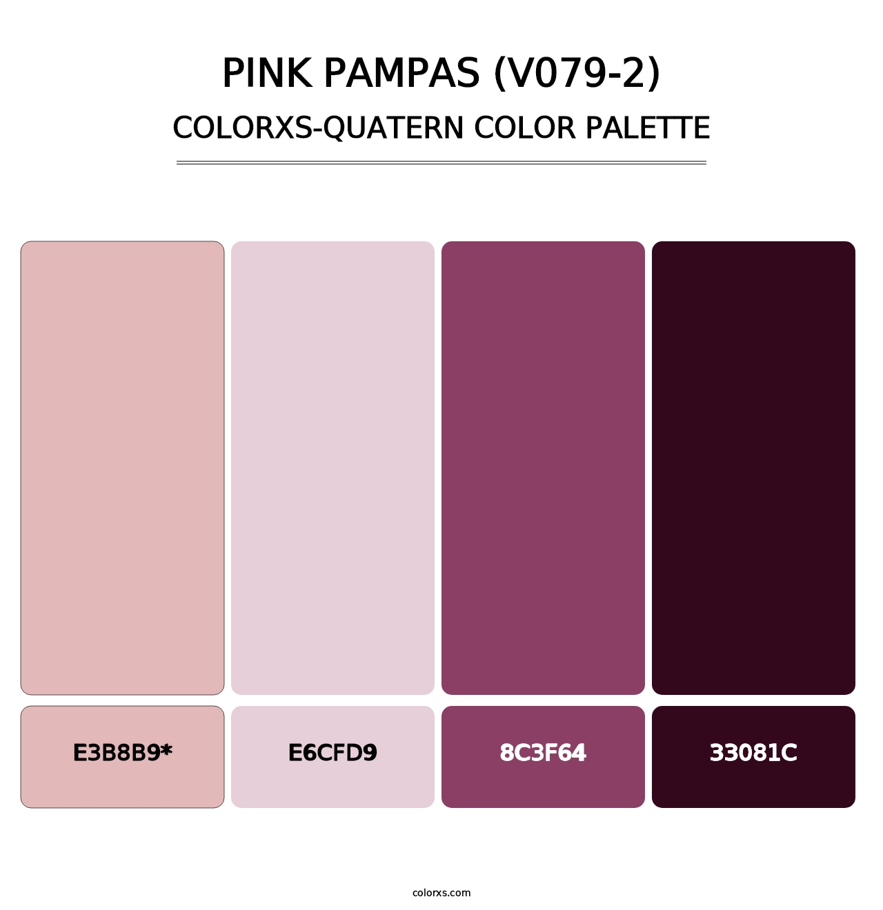 Pink Pampas (V079-2) - Colorxs Quad Palette