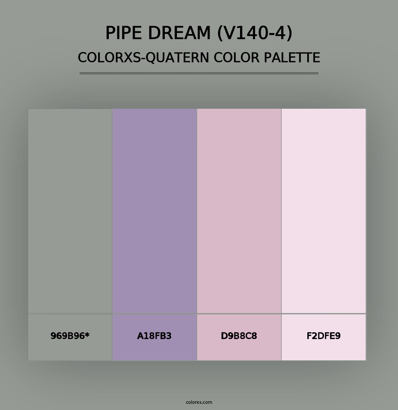 Pipe Dream (V140-4) - Colorxs Quad Palette