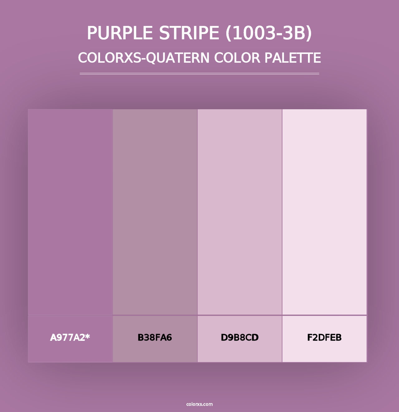 Purple Stripe (1003-3B) - Colorxs Quad Palette