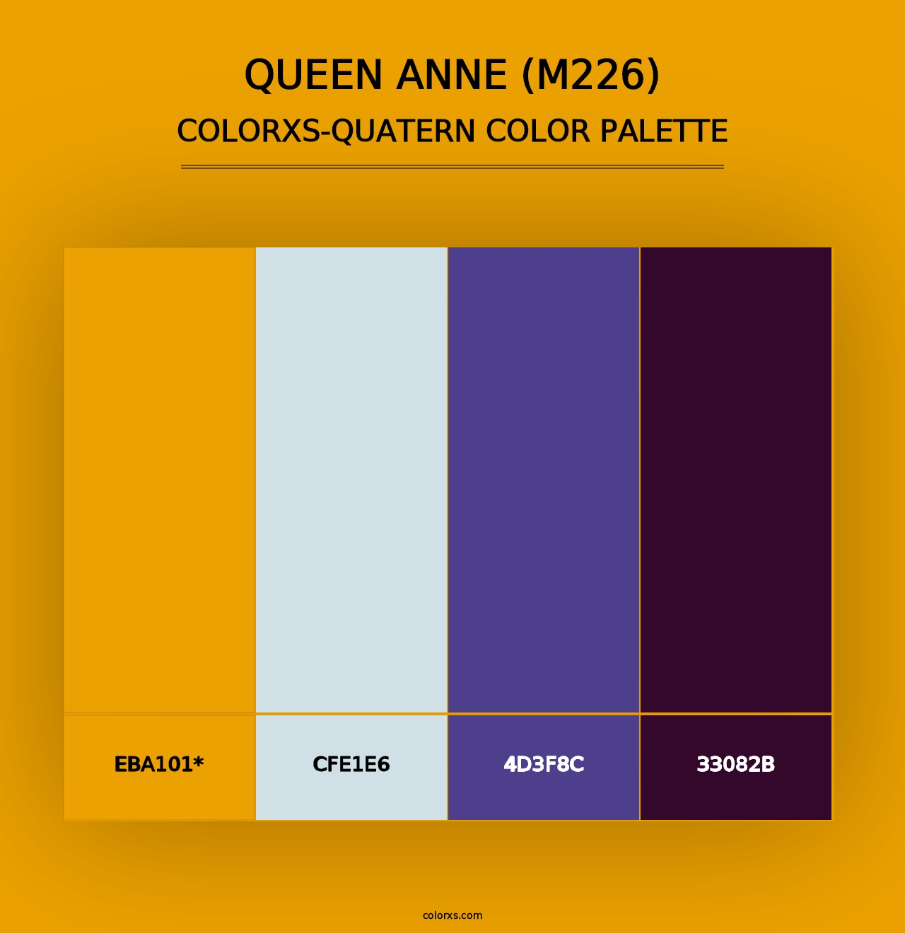 Queen Anne (M226) - Colorxs Quad Palette