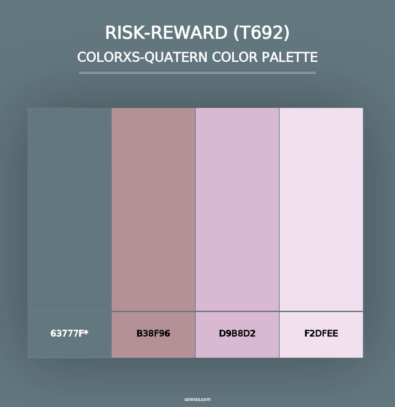 Risk-Reward (T692) - Colorxs Quad Palette