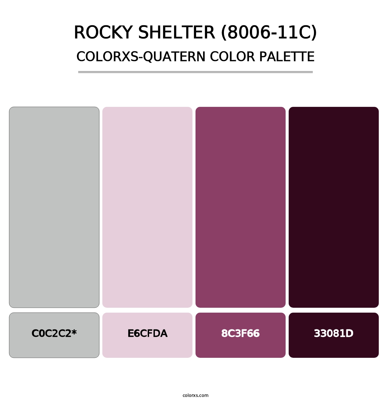 Rocky Shelter (8006-11C) - Colorxs Quad Palette