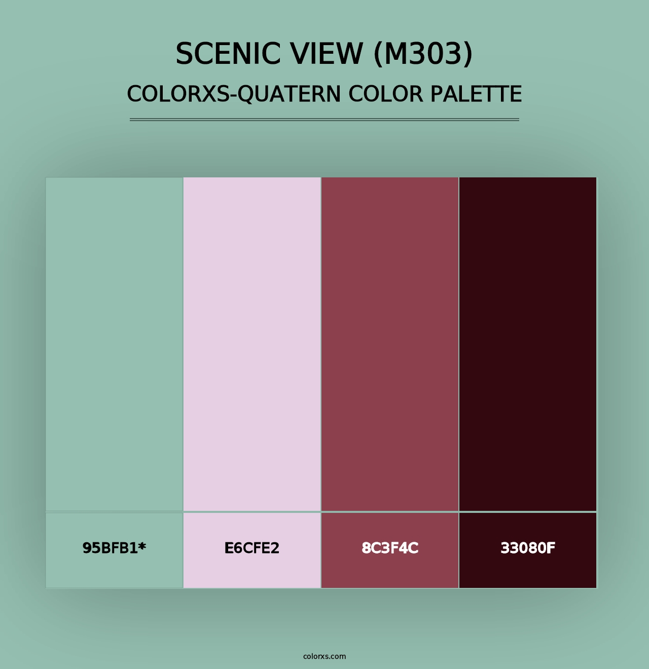 Scenic View (M303) - Colorxs Quad Palette