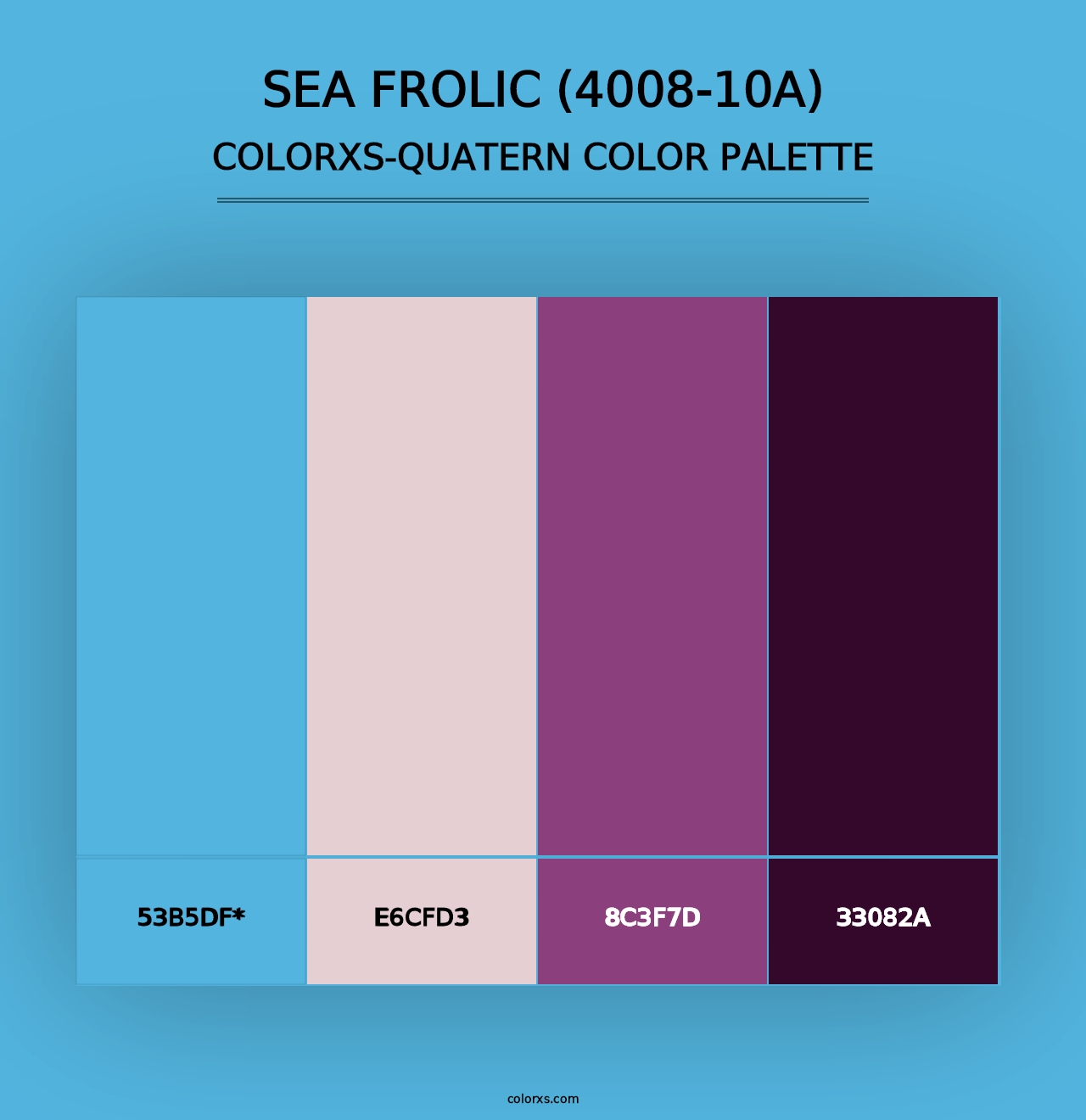 Sea Frolic (4008-10A) - Colorxs Quad Palette