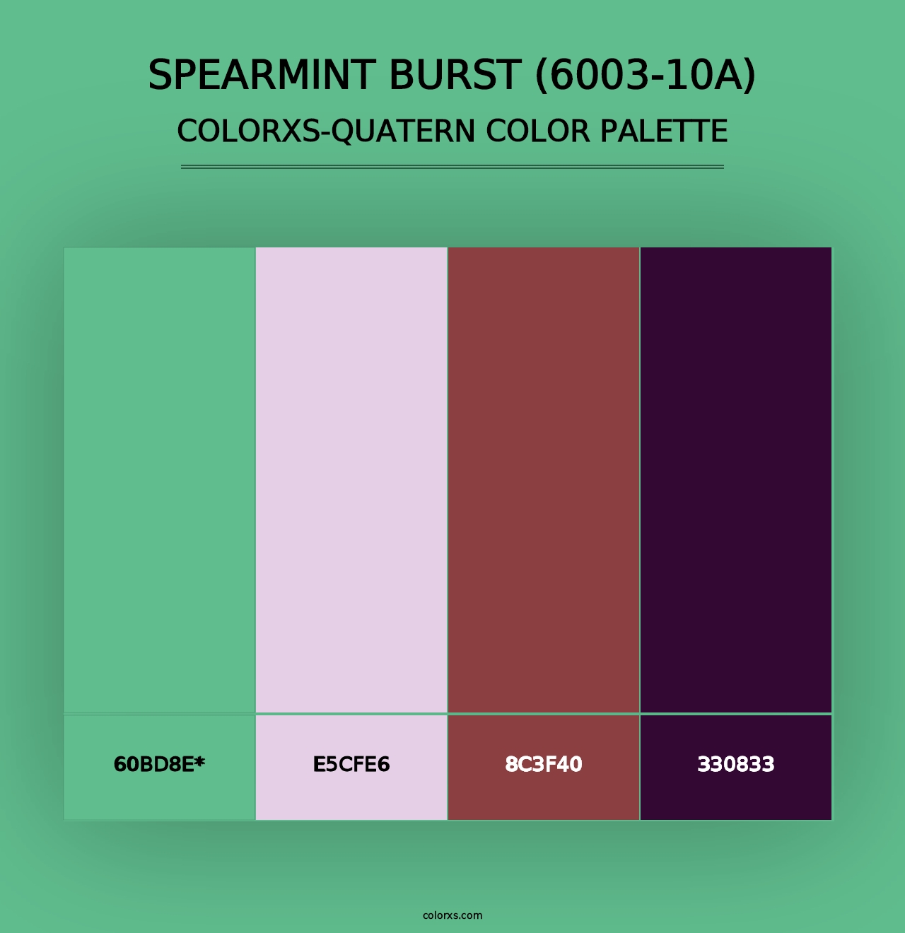 Spearmint Burst (6003-10A) - Colorxs Quad Palette