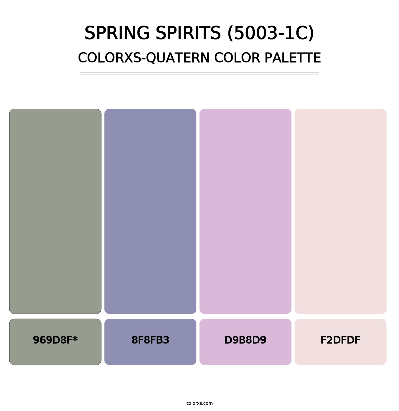 Spring Spirits (5003-1C) - Colorxs Quad Palette