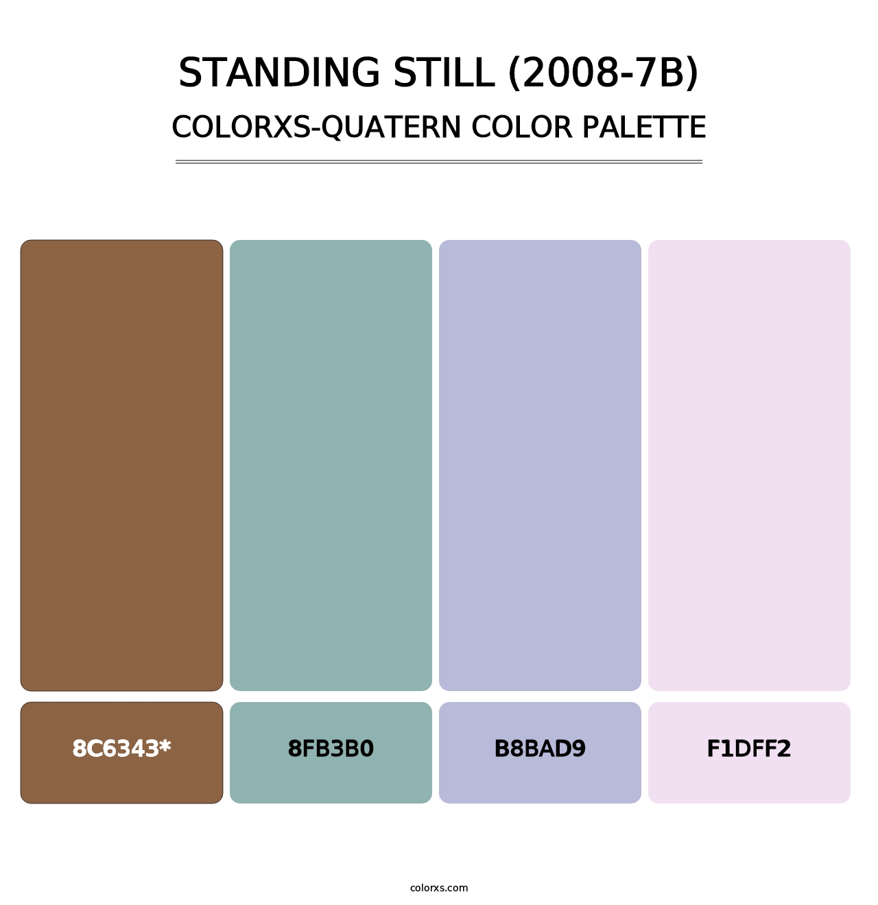 Standing Still (2008-7B) - Colorxs Quad Palette