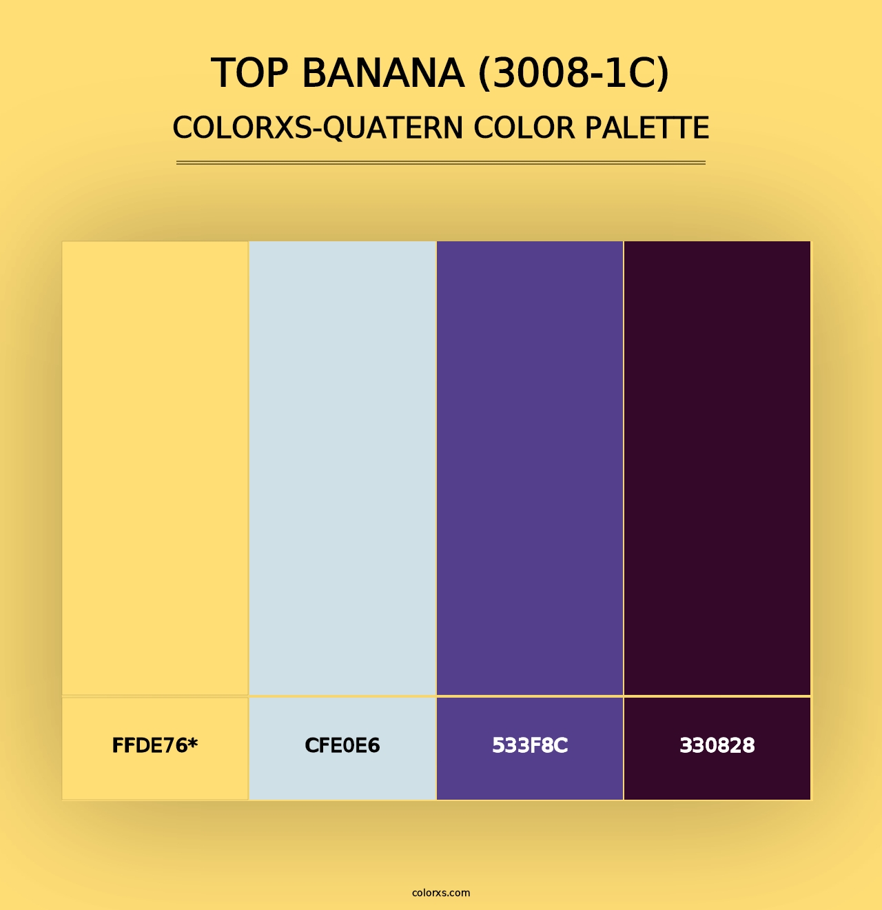 Top Banana (3008-1C) - Colorxs Quad Palette