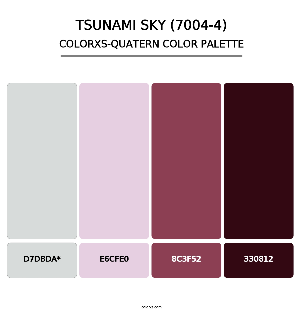 Tsunami Sky (7004-4) - Colorxs Quad Palette