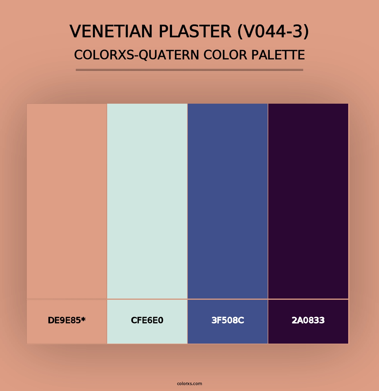 Venetian Plaster (V044-3) - Colorxs Quad Palette