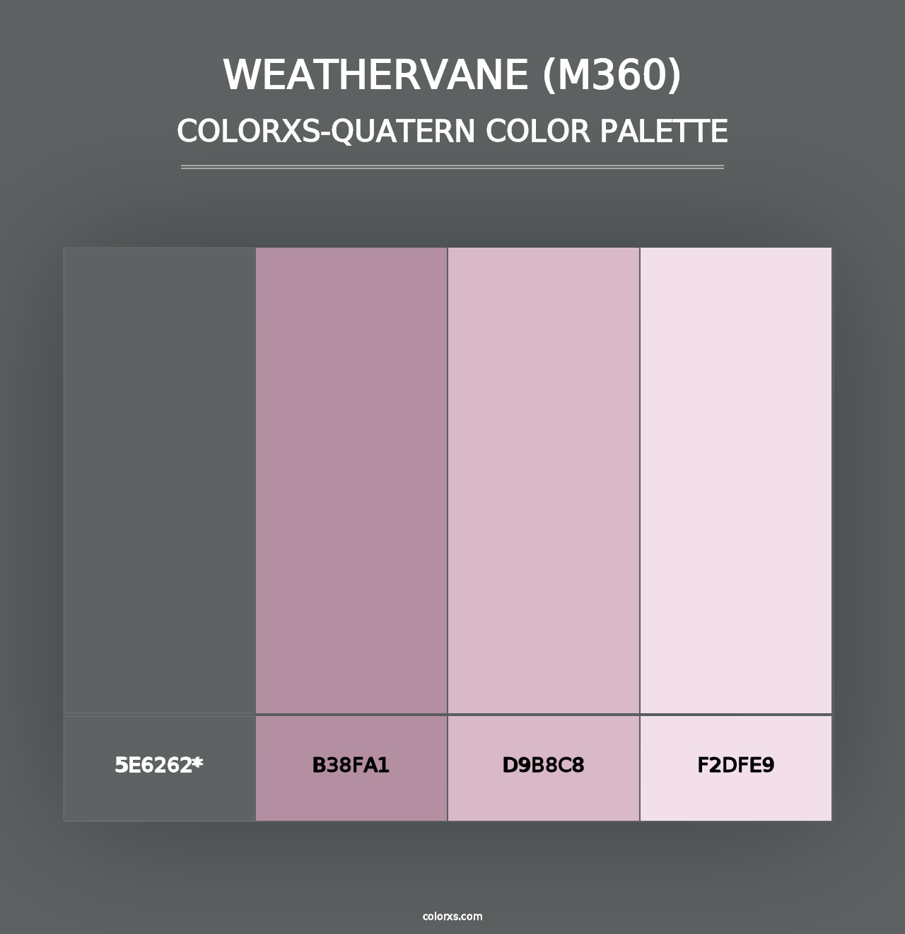 Weathervane (M360) - Colorxs Quad Palette