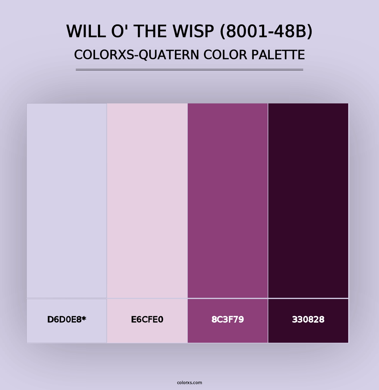 Will o' the Wisp (8001-48B) - Colorxs Quad Palette