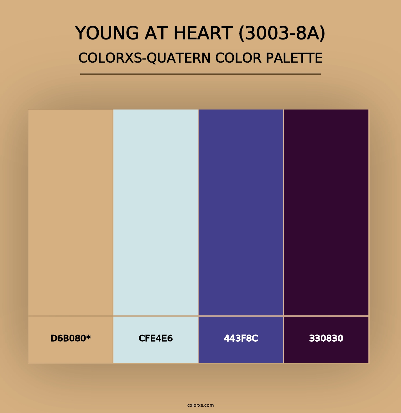 Young at Heart (3003-8A) - Colorxs Quad Palette