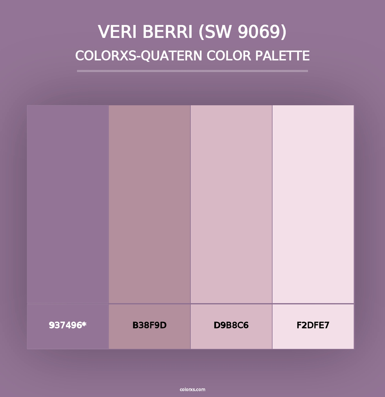 Veri Berri (SW 9069) - Colorxs Quad Palette