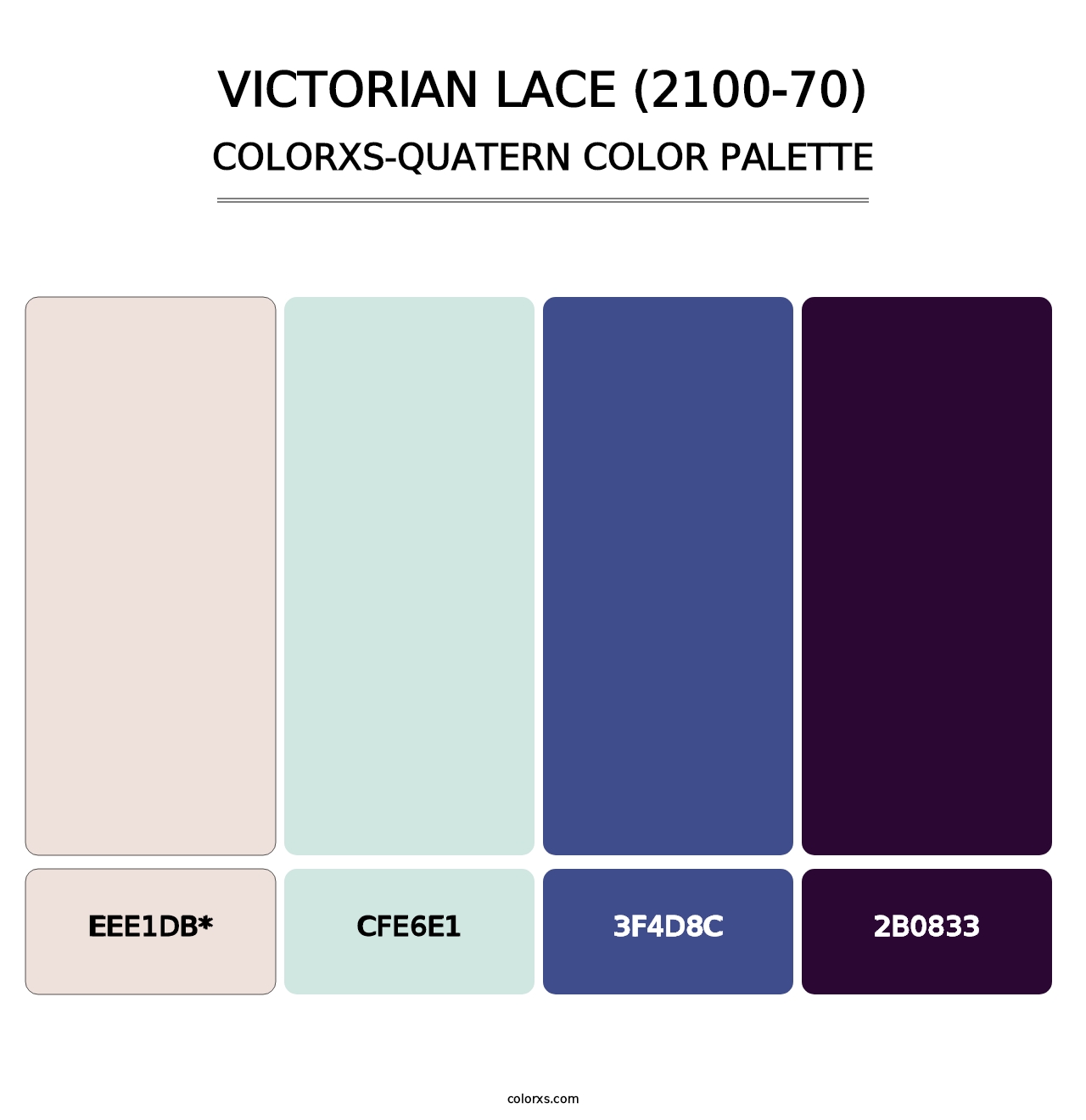 Victorian Lace (2100-70) - Colorxs Quad Palette