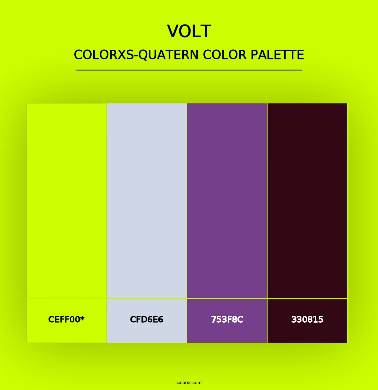 Volt - Colorxs Quad Palette