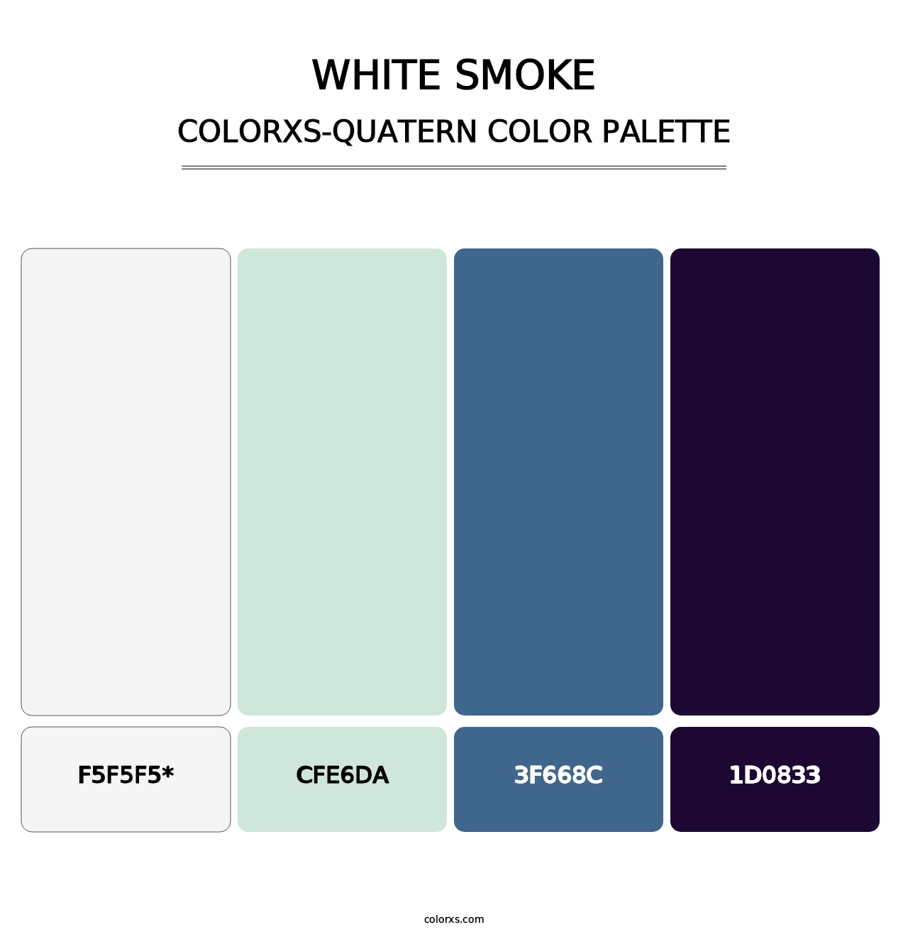 White Smoke - Colorxs Quad Palette