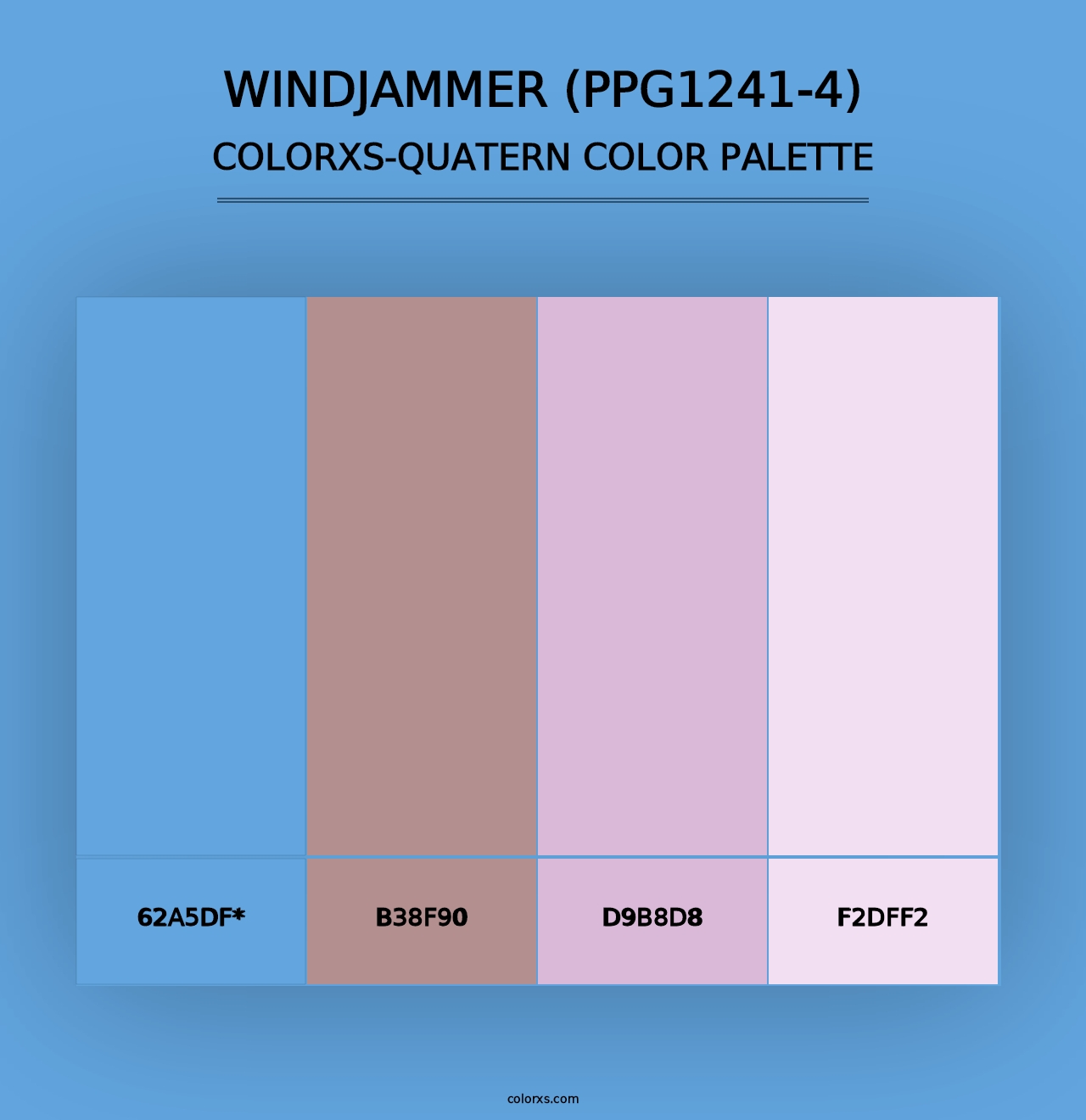 Windjammer (PPG1241-4) - Colorxs Quad Palette