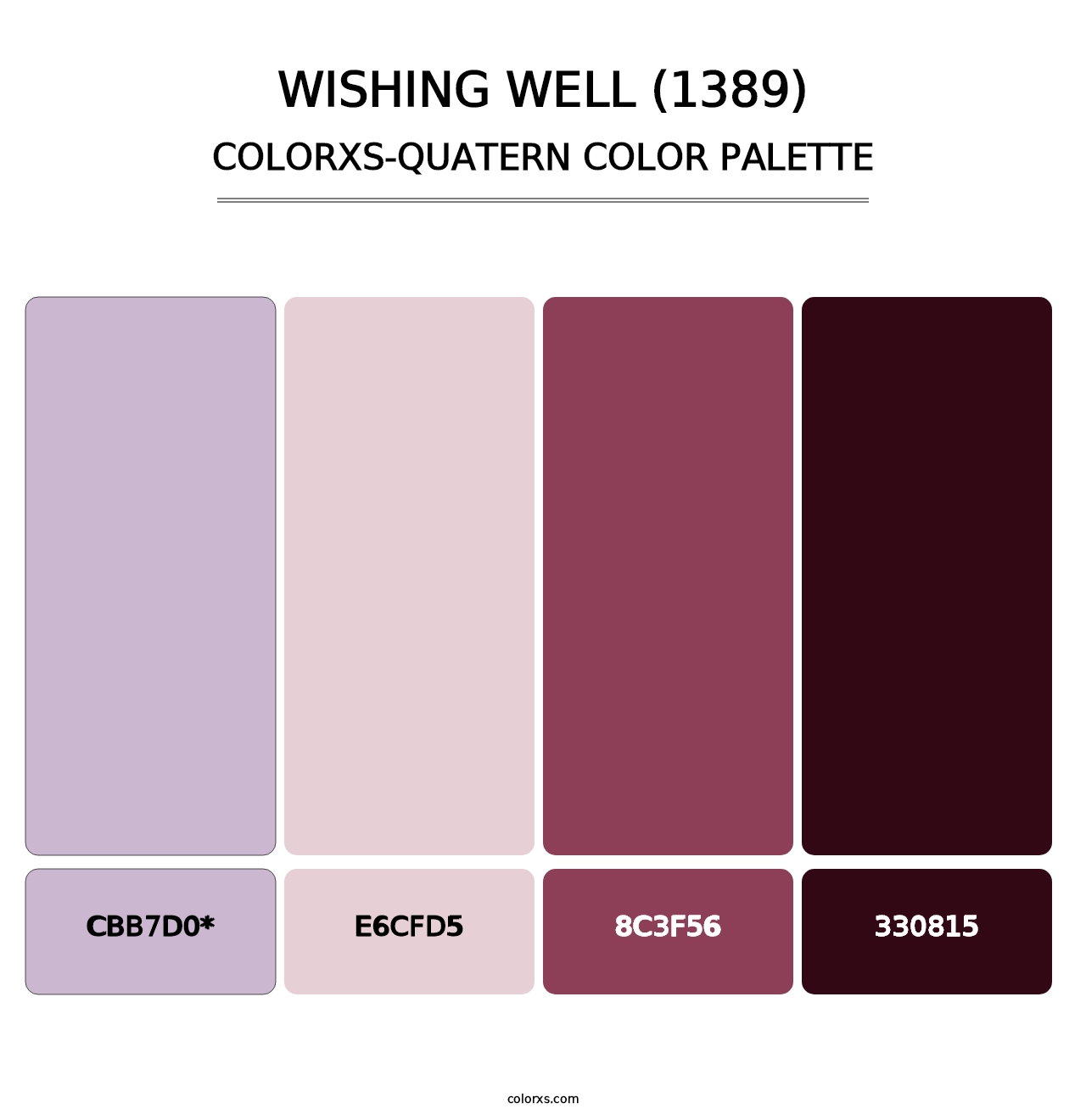 Wishing Well (1389) - Colorxs Quad Palette