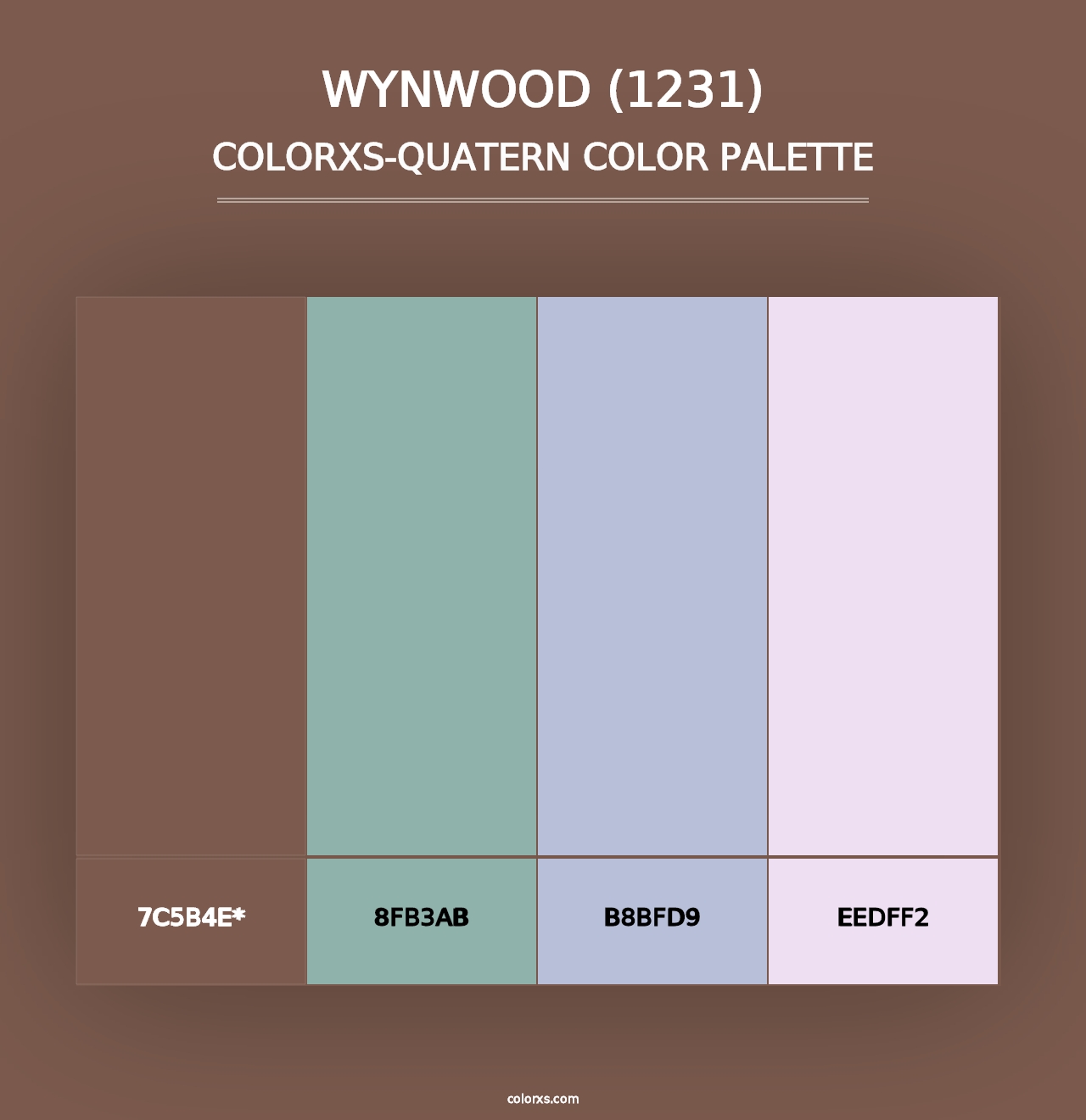 Wynwood (1231) - Colorxs Quad Palette